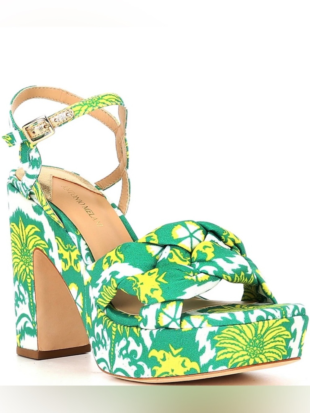Antonio Melani Mya Royal
Palm Print Braided Platform
Dress Sandals Green